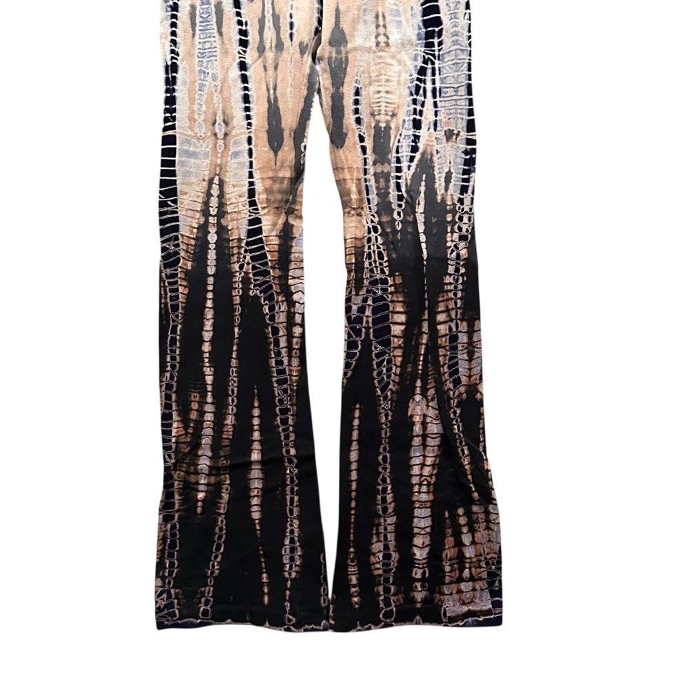Hard Tail Forever Tie Dye Bootcut Flare Blue Pink Yoga Pants Women’s Size Small - Picture 3 of 8